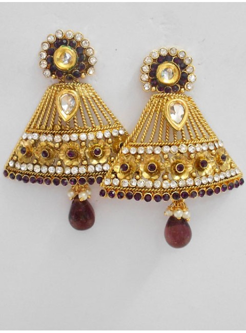 Polki Earrings